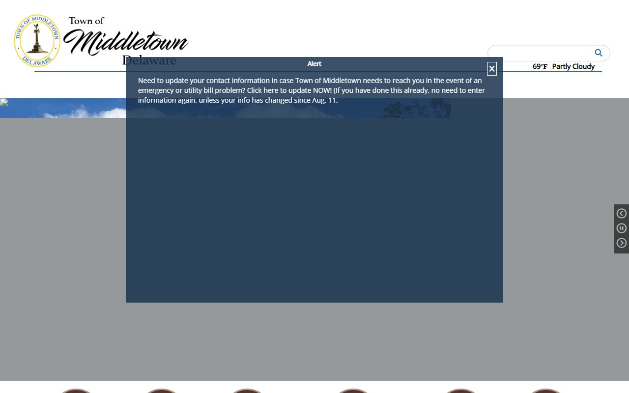Middletown town public records main website
