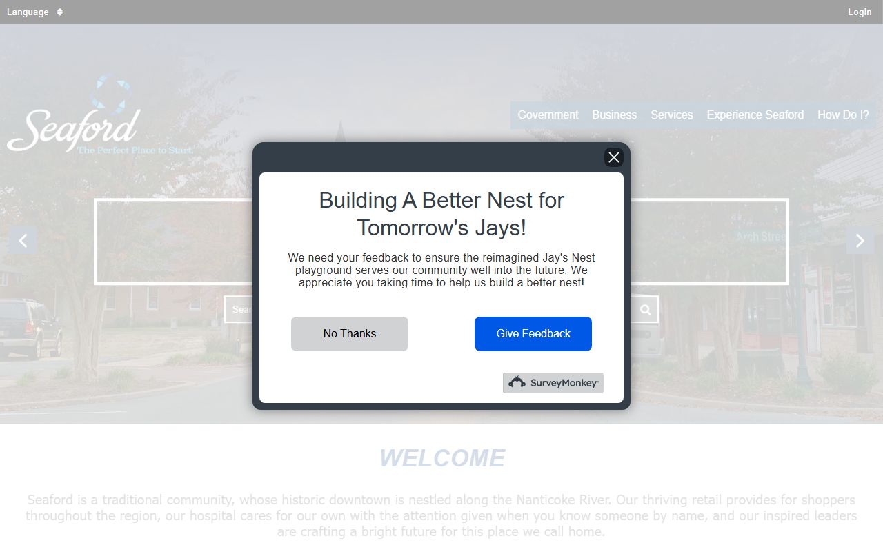 Seaford city public records main website